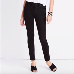 Black Madewell High-Rise Skinny Jeans